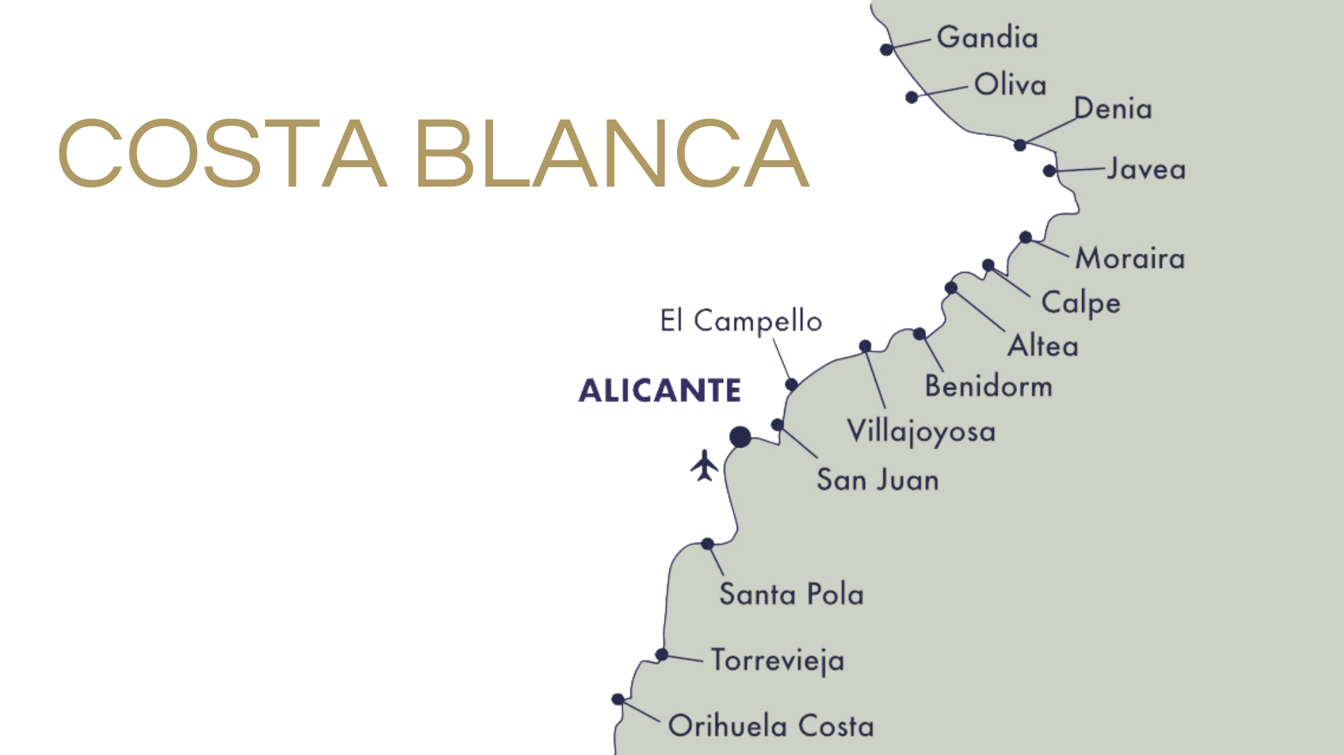 Turizmus Costa Blanca